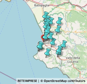 Mappa Via Alcide de Gasperi, 84043 Agropoli SA, Italia (9.9145)