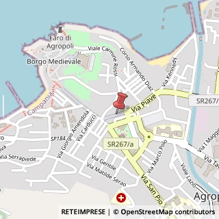 Mappa Via Piave, 28, 84043 Agropoli, Salerno (Campania)