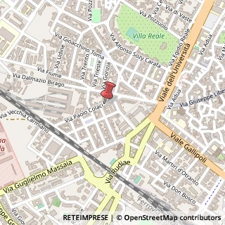 Mappa Via Paolo Colaci, 11, 73100 Lecce, Lecce (Puglia)