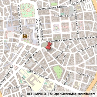 Mappa Via San Lazzaro, 10, 73100 Lecce, Lecce (Puglia)