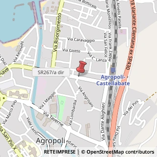 Mappa Viale Alcide De Gasperi, 55, 84043 Agropoli, Salerno (Campania)