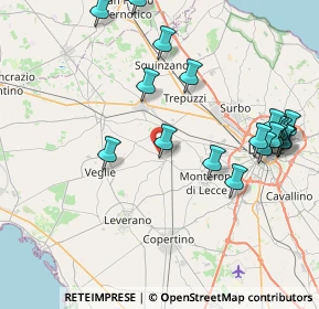 Mappa Via Carmine, 73041 Carmiano LE, Italia (10.12)