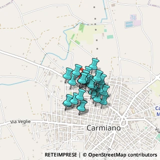 Mappa Via Carmine, 73041 Carmiano LE, Italia (0.28966)