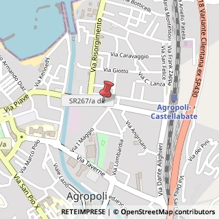 Mappa Via Alcide de Gasperi, 46, 84043 Agropoli, Salerno (Campania)