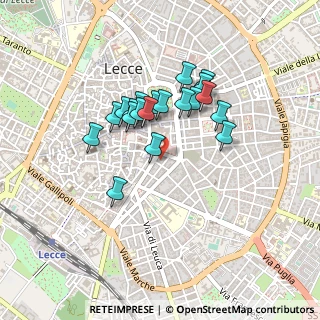 Mappa LUIGI DE SIMONE, 73100 Lecce LE, Italia (0.3755)