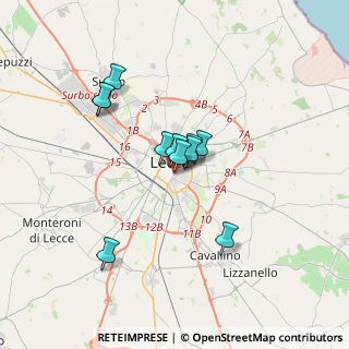 Mappa LUIGI DE SIMONE, 73100 Lecce LE, Italia (2.80364)