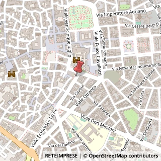 Mappa Via Maremonti Ludovico, 2, 73100 Lecce, Lecce (Puglia)