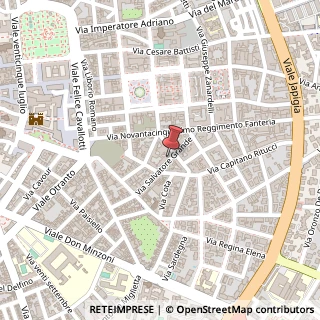 Mappa Via Salvatore Grande,  15, 73100 Lecce, Lecce (Puglia)