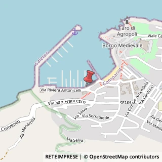 Mappa Via Porto,  1, 84043 Agropoli, Salerno (Campania)