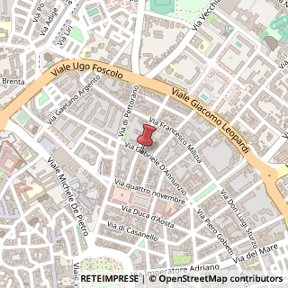 Mappa Via G. D'Annunzio, 26, 73100 Lecce, Lecce (Puglia)