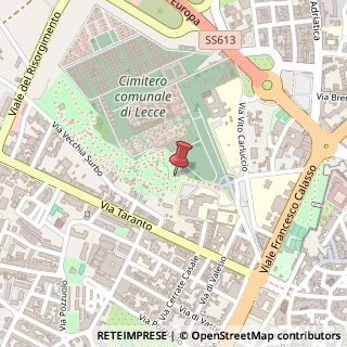 Mappa Via Vecchia Surbo, 1d, 73100 Lecce, Lecce (Puglia)