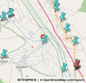 Mappa SP 51 A, 84033 Sassano SA, Italia (3.57059)