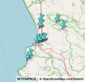 Mappa Via Alberto Moravia, 84043 Agropoli SA, Italia (5.1375)