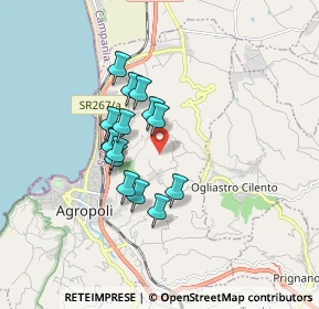 Mappa Via Alberto Moravia, 84043 Agropoli SA, Italia (1.414)