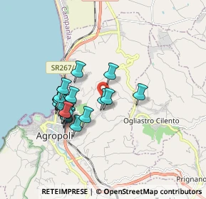 Mappa Via Alberto Moravia, 84043 Agropoli SA, Italia (1.619)