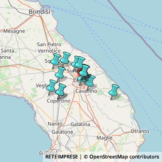 Mappa P.za Vittorio Emanuele II, 73100 Lecce LE, Italia (8.10857)