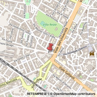 Mappa Via Dalmazio Birago, 2, 73100 Lecce, Lecce (Puglia)