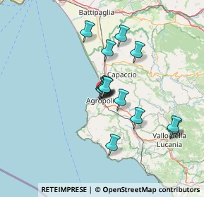 Mappa Via Palmiro Togliatti, 84043 Agropoli SA, Italia (11.48857)