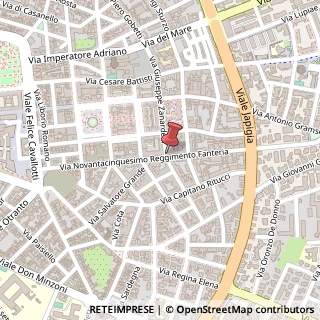 Mappa Via G. Zanardelli, 4, 73100 Lecce, Lecce (Puglia)