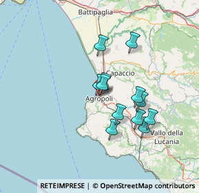 Mappa 84043 Agropoli SA, Italia (11.83333)