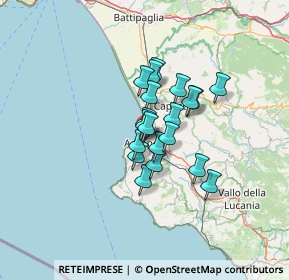 Mappa 84043 Agropoli SA, Italia (9.1375)