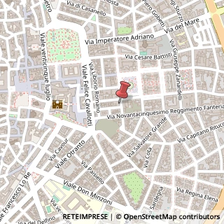 Mappa Via Nazario Sauro, 30, 73100 Lecce, Lecce (Puglia)