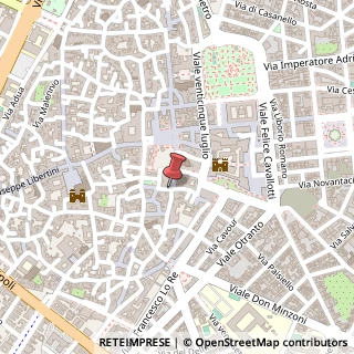 Mappa Via Maremonti Ludovico, 10, 73100 Lecce, Lecce (Puglia)