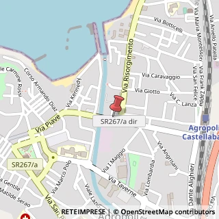 Mappa Via Alcide de Gasperi, 82, 84043 Agropoli, Salerno (Campania)