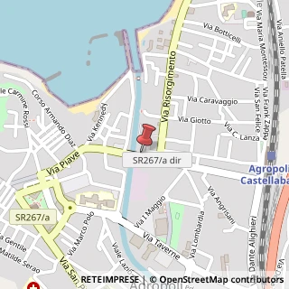 Mappa Via Alcide de Gasperi, 33, 84043 Agropoli, Salerno (Campania)