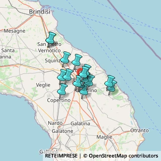 Mappa Via Quarantasettesimo Reggimento Fan, 73100 Lecce LE, Italia (9.2075)