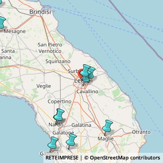 Mappa Via Quarantasettesimo Reggimento Fan, 73100 Lecce LE, Italia (30.79308)