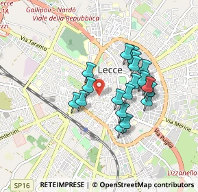 Mappa Via Quarantasettesimo Reggimento Fan, 73100 Lecce LE, Italia (0.7715)