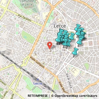 Mappa Via Quarantasettesimo Reggimento Fan, 73100 Lecce LE, Italia (0.482)