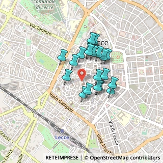 Mappa Via Quarantasettesimo Reggimento Fan, 73100 Lecce LE, Italia (0.3345)