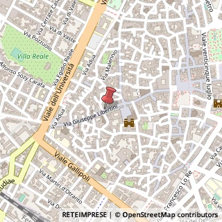 Mappa Via Giuseppe Libertini, 54/A, 73100 Lecce, Lecce (Puglia)