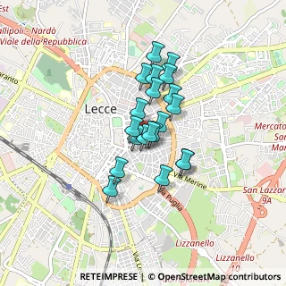 Mappa Via Lamarmora Alfonso, 73100 Lecce LE, Italia (0.628)