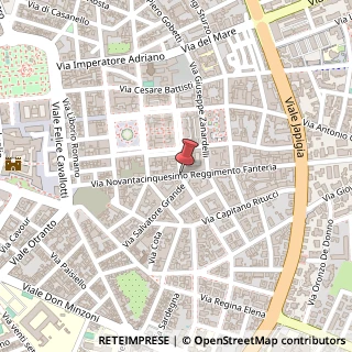 Mappa Via Braccio Martello, 2, 73100 Lecce, Lecce (Puglia)