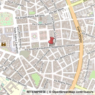Mappa Via 95° Reggimento Fanteria, 57, 73100 Lecce, Lecce (Puglia)