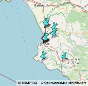 Mappa Via San Felice, 84043 Agropoli SA, Italia (7.34)