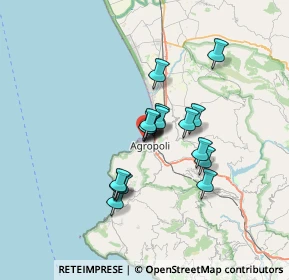 Mappa Via Tenente Gino Landolfi, 84043 Agropoli SA, Italia (5.18647)
