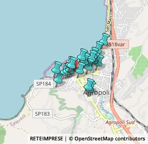 Mappa Via Tenente Gino Landolfi, 84043 Agropoli SA, Italia (0.465)