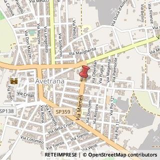 Mappa Via XXIV Maggio, 13, 74020 Avetrana TA, Italia, 74020 Avetrana, Taranto (Puglia)