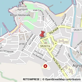 Mappa Via San Pio X,  4, 84043 Agropoli, Salerno (Campania)