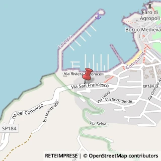 Mappa Via San Francesco,  74, 84043 Agropoli, Salerno (Campania)