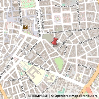 Mappa Via San Lazzaro, 17/A, 73100 Lecce, Lecce (Puglia)