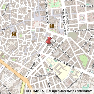 Mappa Via Gaetano Brunetti, 3, 73100 Lecce, Lecce (Puglia)