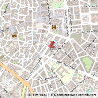 Mappa Via Camillo Benso Conte di Cavour, 21, 73100 Lecce, Lecce (Puglia)