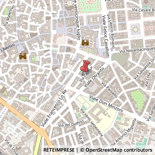 Mappa Via Camillo Benso Conte di Cavour, 45, 73100 Lecce, Lecce (Puglia)