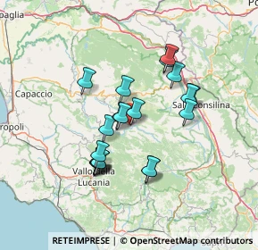 Mappa Via Madonna delle Grazie, 84065 Piaggine SA, Italia (12.7545)