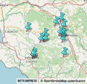 Mappa Via Madonna delle Grazie, 84065 Piaggine SA, Italia (13.08267)